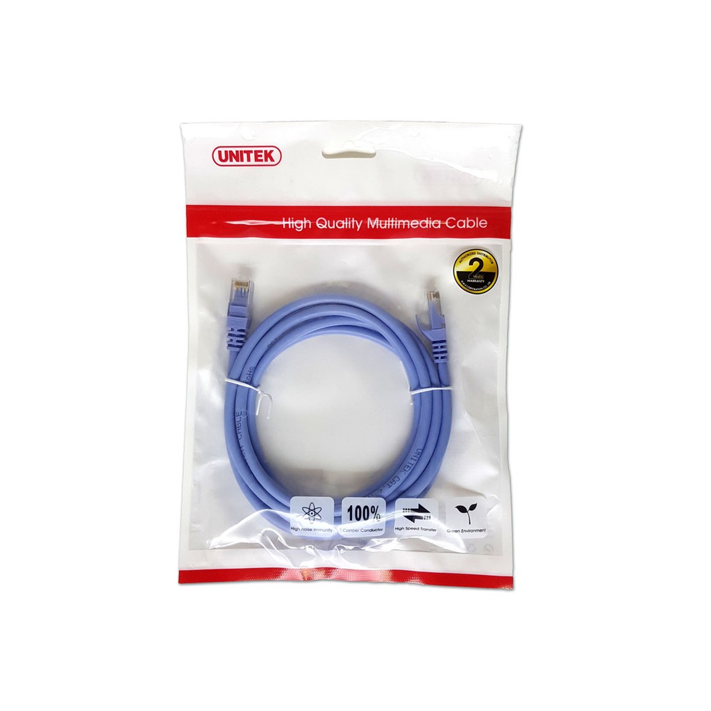 สายแลนสำเร็จ LAN UTP CAT6 ของแท้ ความเร็วเต็มตามสเปค by Unitek