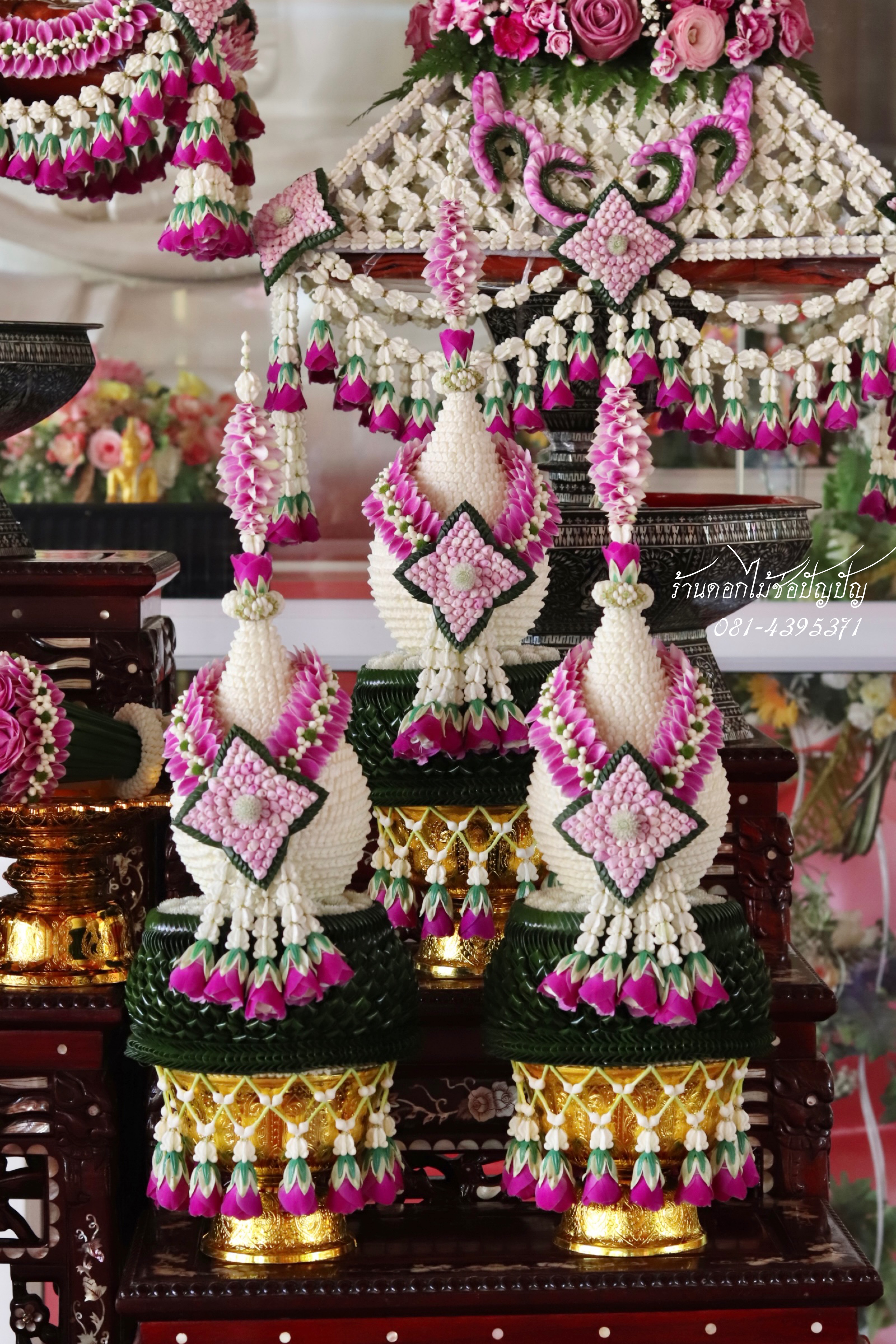 เครื่องบวชดอกไม้สด ชุดAA3