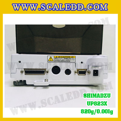 เครื่องชั่งดิจิตอล ทศนิยม 3 ตำแหน่ง รุ่น UP823X 820gx0.001g เครื่องชั่งละเอียดสูง820g เครื่องชั่งน้ำหนัก820g ตาชั่ง820กรัม พิกัดน้ำหนัก 820g ความละเอียด 0.001g ยี่ห้อ SHIMADZU รุ่น UP823X