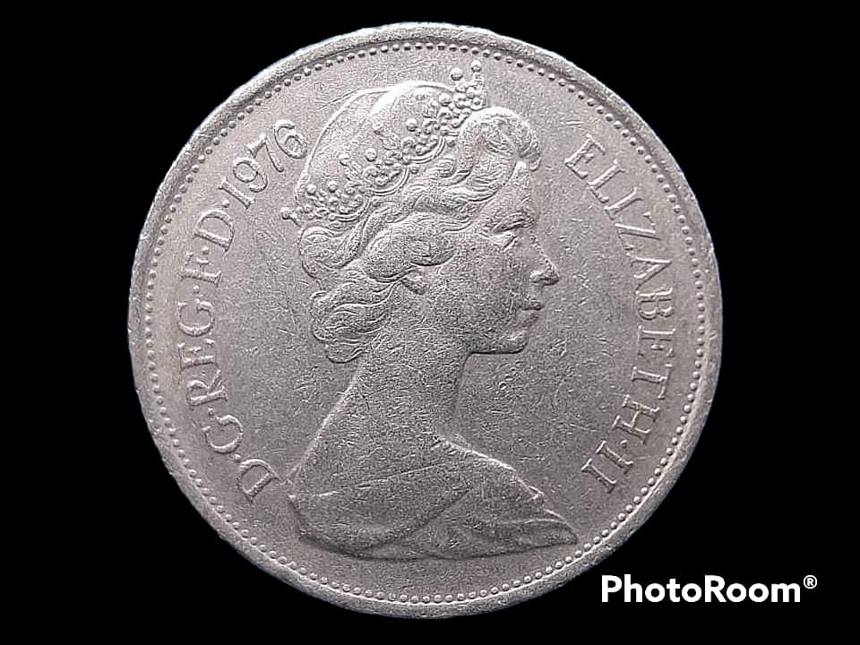 เหรียญ เงินตรา ประเทศ สหราชอาณาจักรบริเตนใหญ่และไอร์แลนด์เหนือ Pence (New) 1976