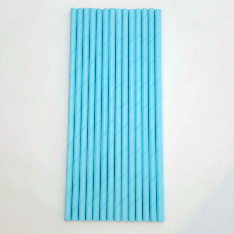 หลอดกระดาษคละลาย ขนาด 5 มิล ยาว 19.5 ซม. ( 500 ชิ้น )