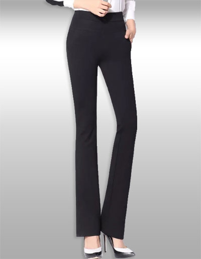 กางเกงแฟชั่นสีดำขายาว มี 7ไซส รหัส2232