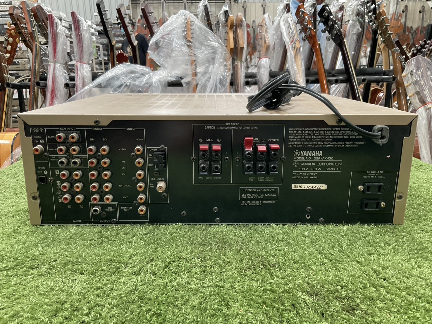 เครื่องขยายเสียง YAMAHA : DSP-AX430 สินค้าไม่พร้อมใช้งาน(ต้องซ่อม)