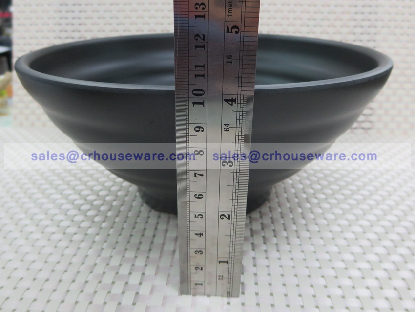 ชามราเมง ชามก๋วยเตี๋ยว ลายลอนใหญ่ 9 นิ้ว 017-PX-F166409