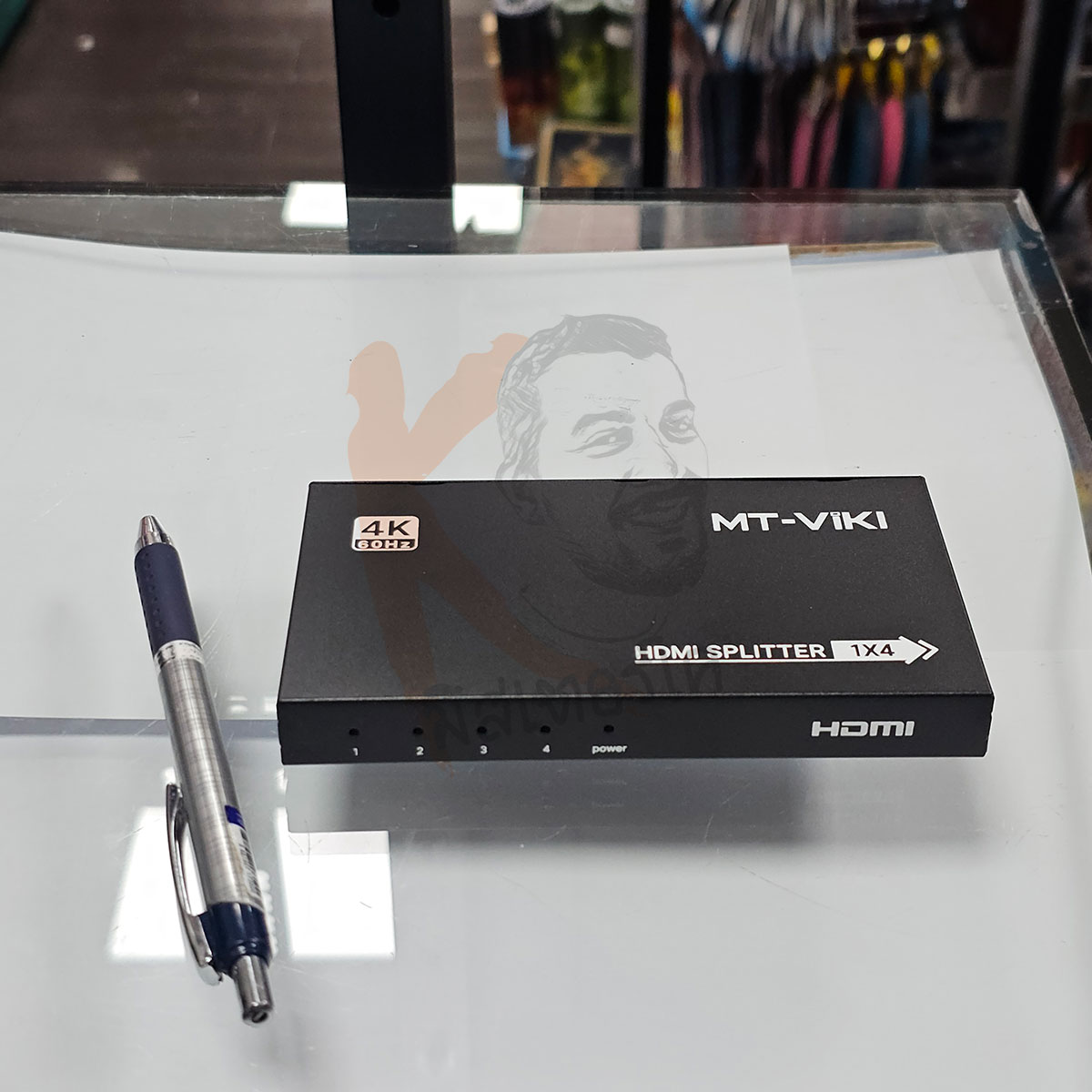 HDMI Splitter 1 in 4 Out V2.0 รองรับ 4K 60Hz by MT-ViKi