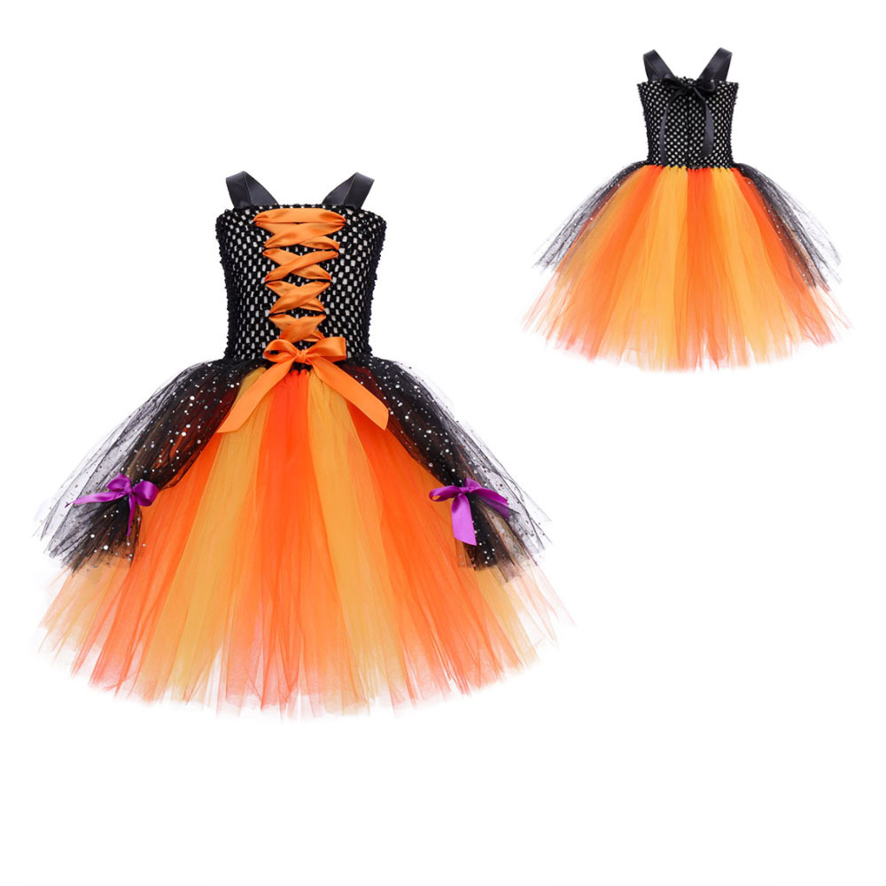 friendly4kid พร้อมส่ง ชุดฮาโลวีน haloween แฟนซี ชุดแม่มด