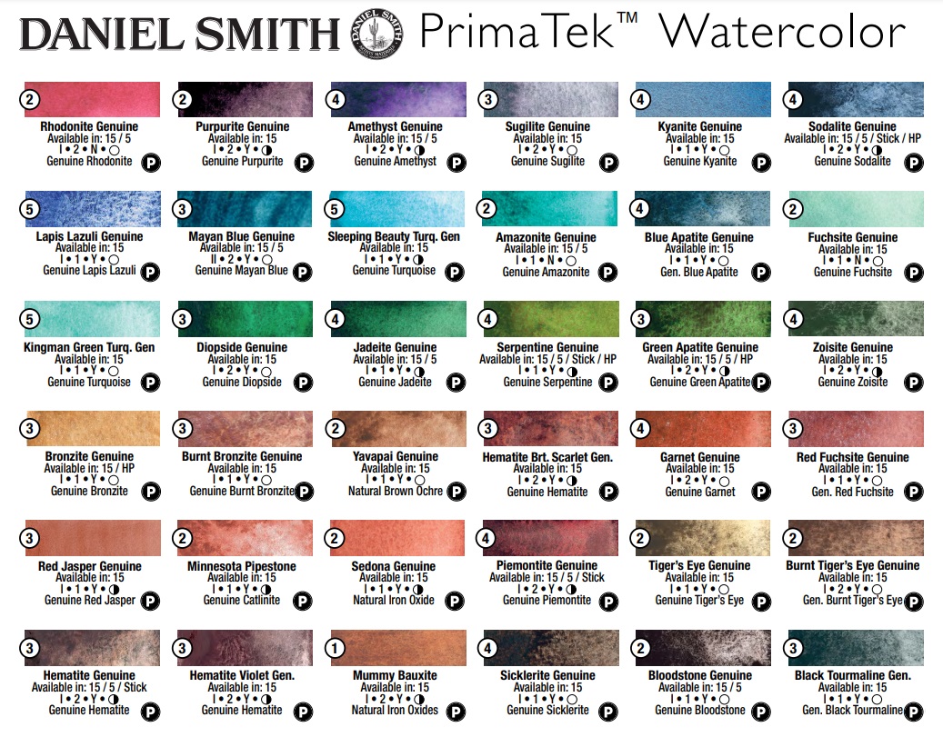 สีน้ำ Daniel Smith Extra Fine 15ml