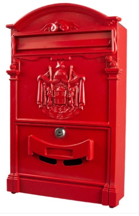ตู้จดหมายทรงยุโรป European mail box style.,ตู้จดหมายวินเทจ