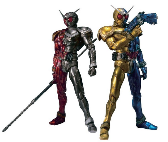 S.I.C. Kamen Rider W Heat Metal & Luna Trigger