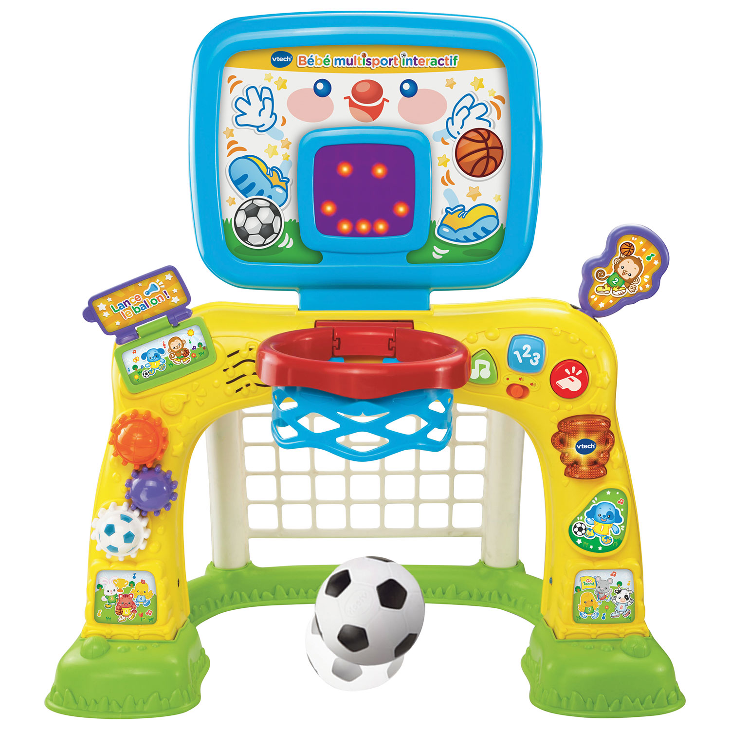 แป้นบาสและประตูบอล VTech Smart Shots Sports Center