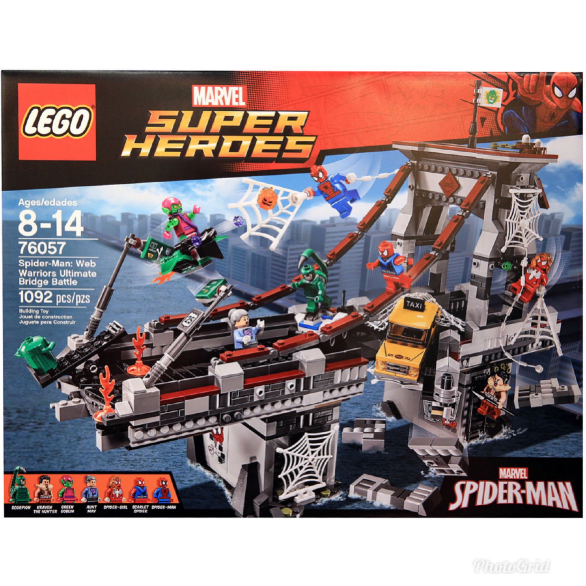 LEGO Marvel Super Heroes Spider-Man: Web Warriors Ultimate Bridge 76057 Spiderman