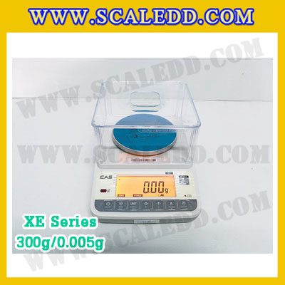 เครื่องชั่งดิจิตอลทศนิยม3ตำแหน่ง รุ่น XE 300g x 0.005g เครื่องชั่ง300g เครื่องชั่งน้ำหนัก 300g เครื่องชั่งละเอียดสูง300g ตาชั่ง300g เครื่องชั่ง300g ค่าละเอียด 0.005g ยี่ห้อ CAS รุ่น XE