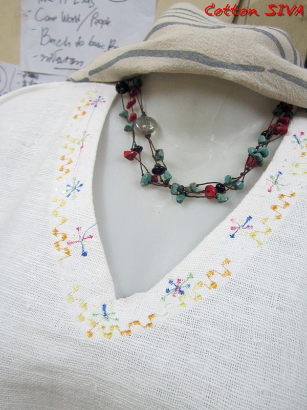 SIRIVAREE,SIVA Thai Cotton 100%, Polo shirt and hand embroidery By Cotton SIRIVAREE Top Thai Brand White, black ,blue ,the sugar L,XL