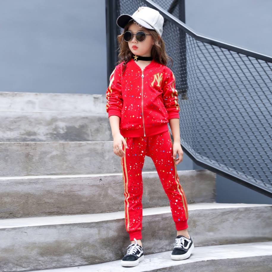 กันหนาว: เสื้อกันหนาวเด็ก เซ็ตเสื้อ+กางเกง แต่งดาว