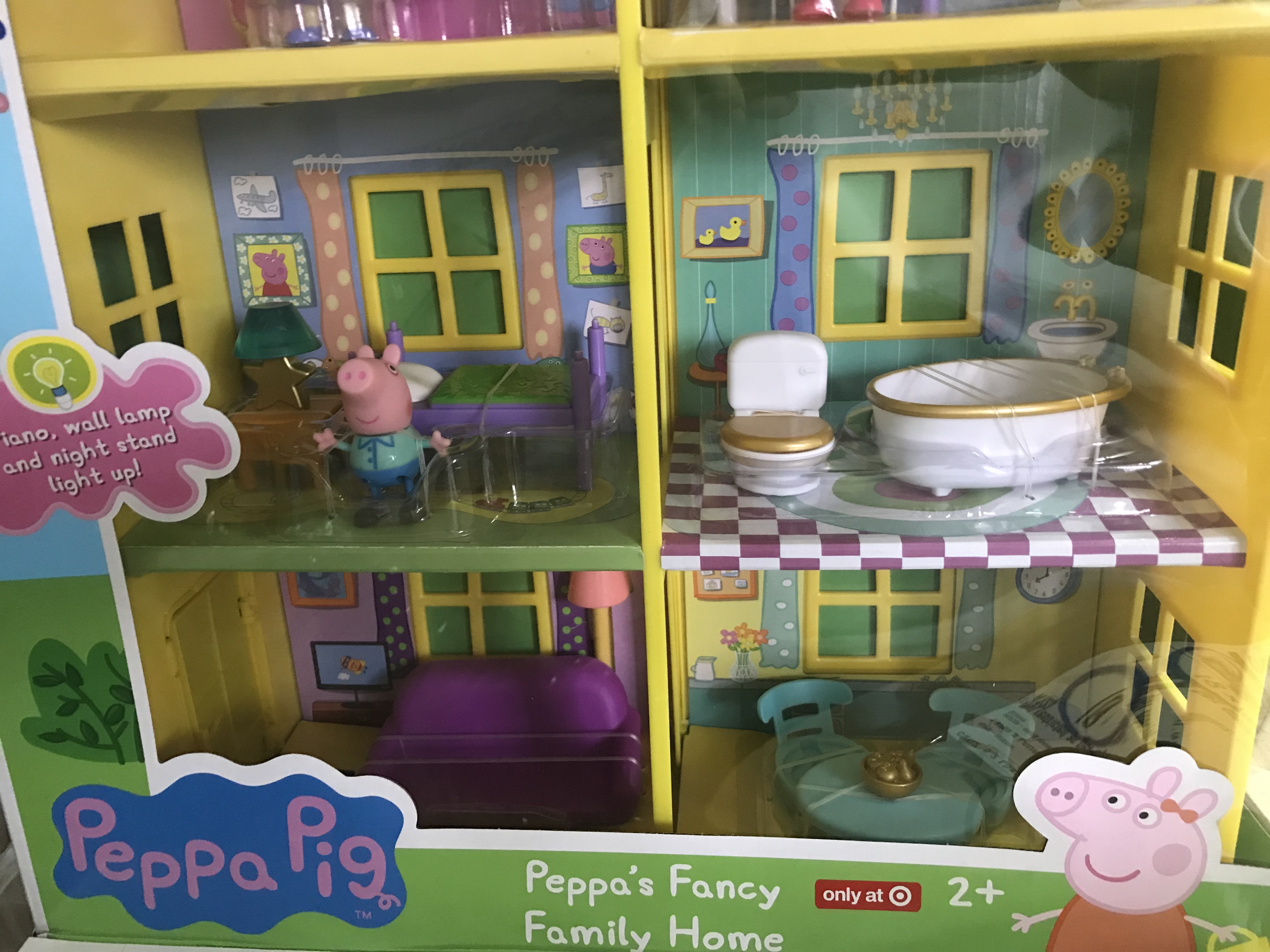 บ้าน Peppa Pig Fancy Family Home Playset แบบมีแสงเสียง