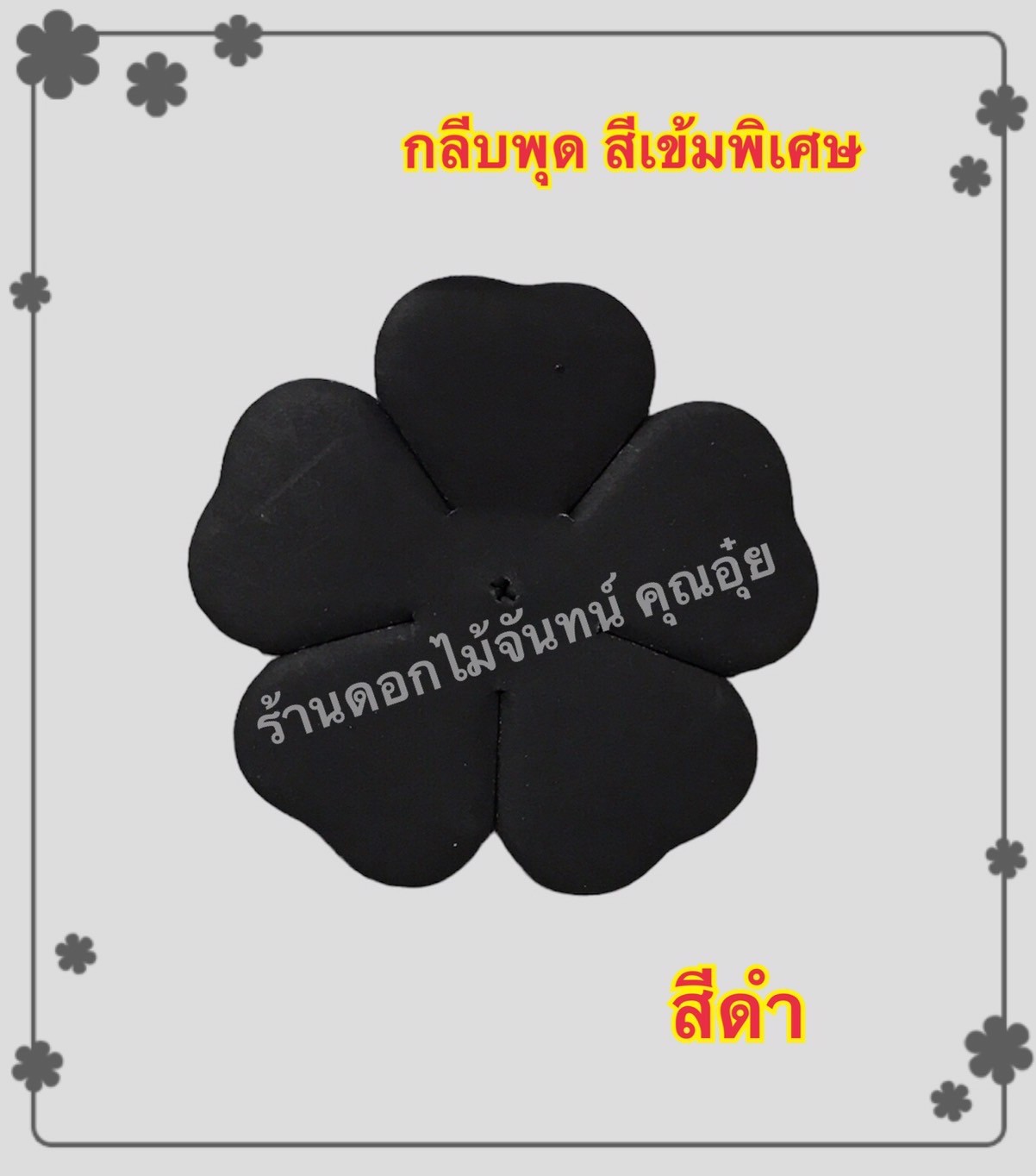 กลีบพุด สีดำ