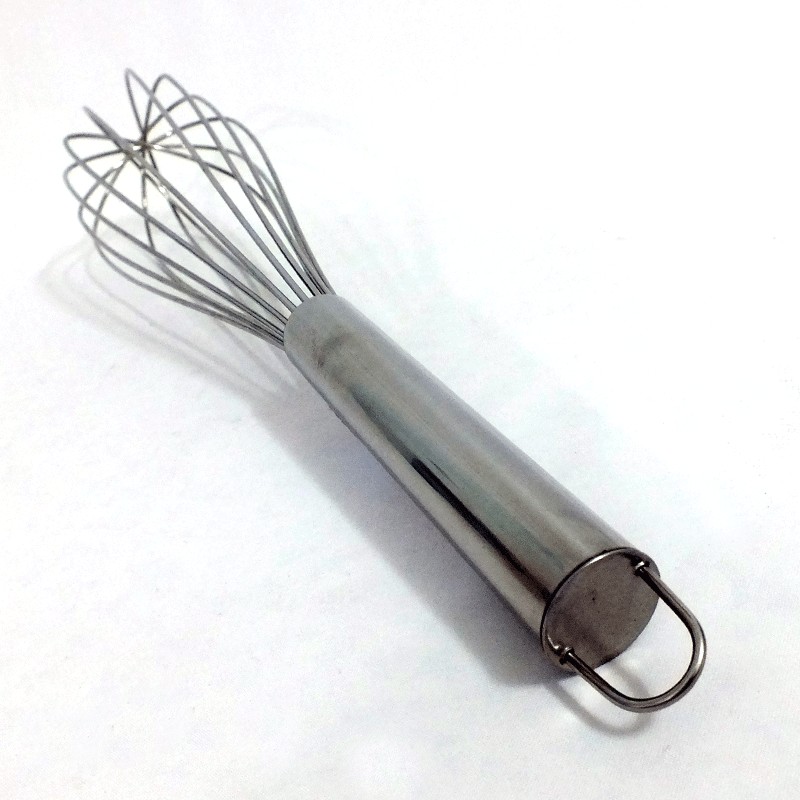 ตีไข่สเตนเลสด้ามกระบอก 40 ซม.