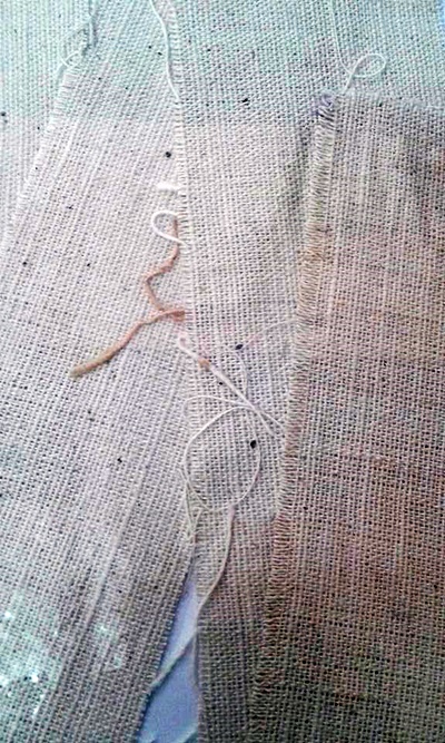 THAICOTTONSIVA ผ้าฝ้ายเข็นเส้นเล็กสีธรรมชาติ(Cotton of Handwoven (small line,White) สีครีม เมตร