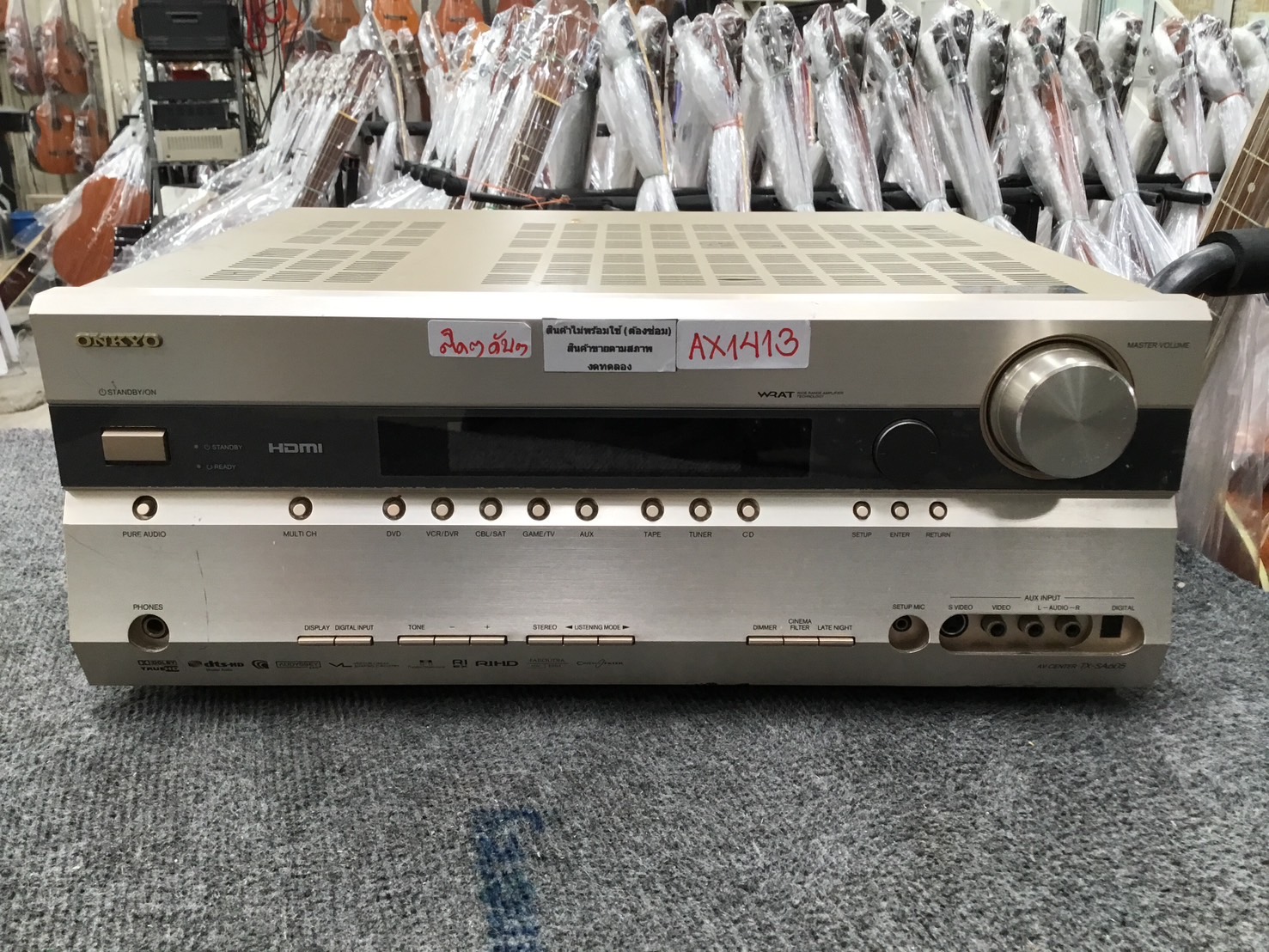 เครื่องขยายเสียง ONKYO : TX-SA605 สินค้าไม่พร้อมใช้งาน(ต้องซ่อม)