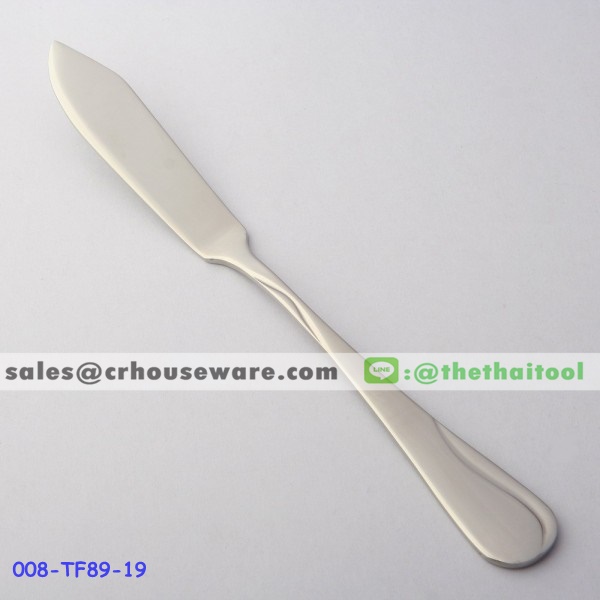 มีดปลาสแตนเลส 89 ลายภูเรือ FISH KNIFE 008-TF89-19