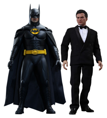 HOTOYS -Batman return - Batman & Bruce Wayne