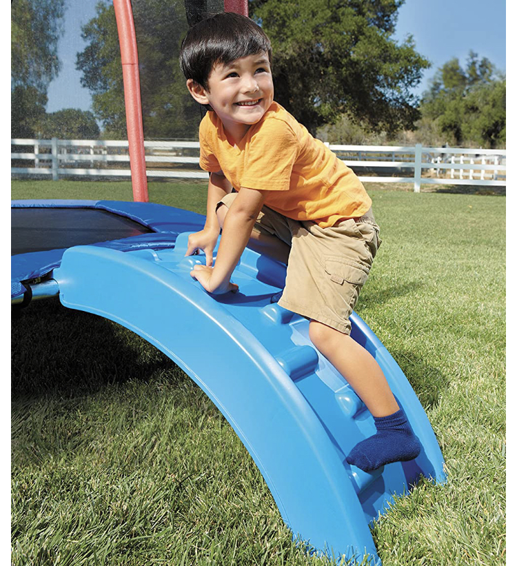 แทรมโพลีนขนาดใหญ่ Little Tikes Climb 'N Slide Trampoline 7 ฟุต