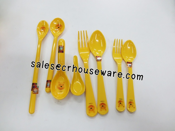 ช้อน+ส้อมหมีพูห์ 017-SP/F2359