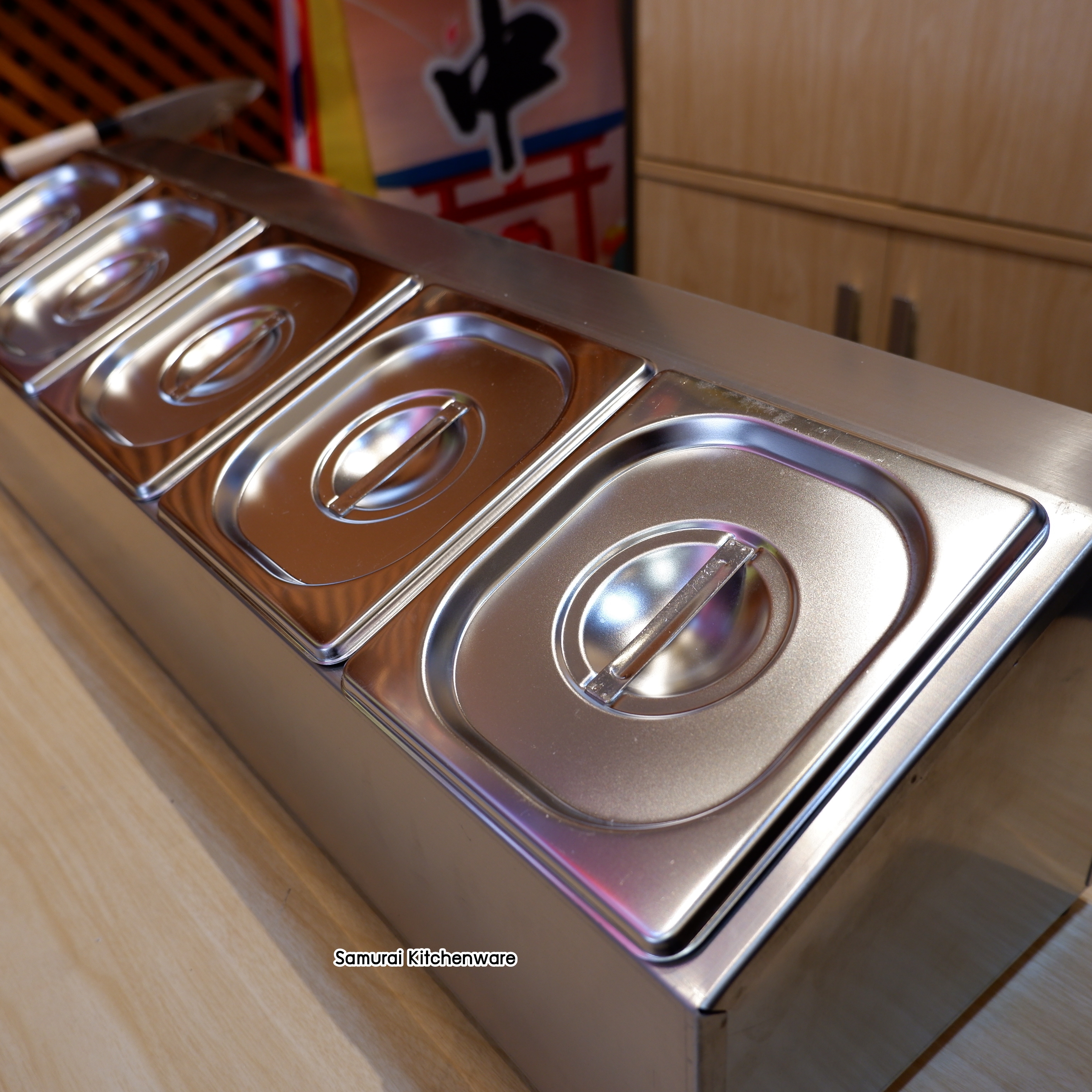 ถาดท็อปปิ้ง สแตนเลส เกรด 304 รุ่น TOP-102