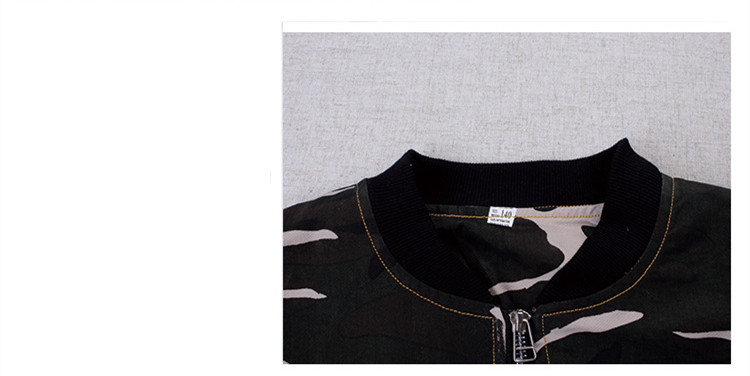 ชุดกันหนาวเด็ก ชุดเสื้อแขนยาวลายทหาร+กางเกงขายาว