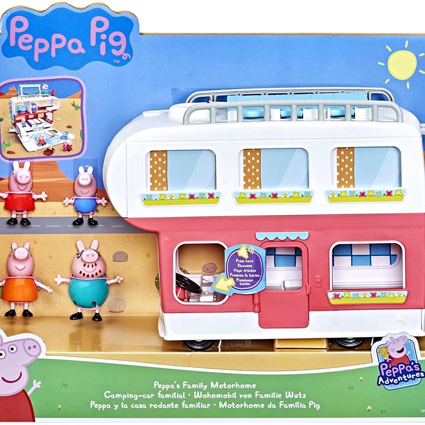 รถแคมป์ Peppa Pig Peppa's Adventures Peppa's Family Motorhome