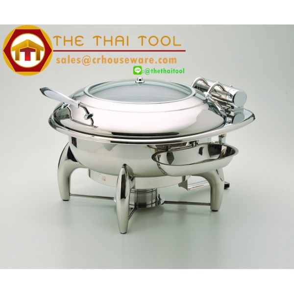 อ่างอุ่นอาหารสเตนเลส แบบกลม 005-TF-CD-7,food_warmer_อ่างอุ่นอาหารทรงกลม