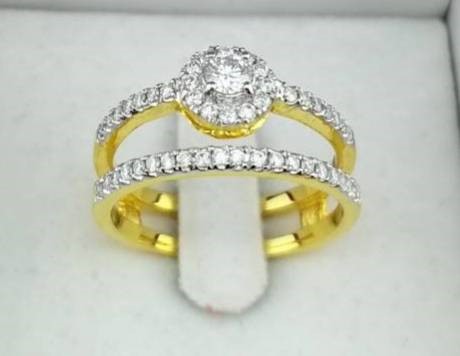 สั่งผลิตเพชรเบลเยี่ยมคัท แหวนแต่งงาน แหวนหมั้น ใส่เที่ยว ออกงาน แหวนทองคำ 18K เพชรแท้ 0.55 กะรัต 4.17 กรัม น้ำ 99 ราคาถูกมาก มีใบรับประกันค่ะ