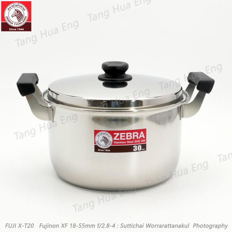 หม้อหุงต้ม ( 2 หู ) Carry 30 ซม. ตราหัวม้าลาย