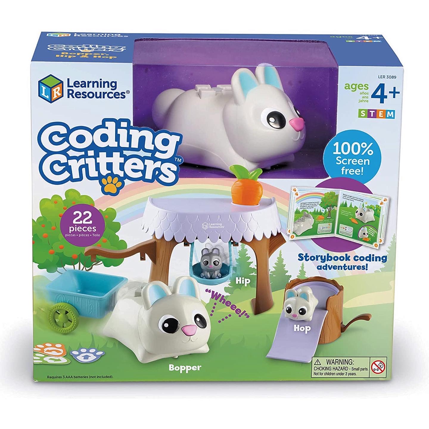 Learning Resources Coding Critters Bopper, Hip & Hop ของเล่นฝึกโค้ดดิ้ง