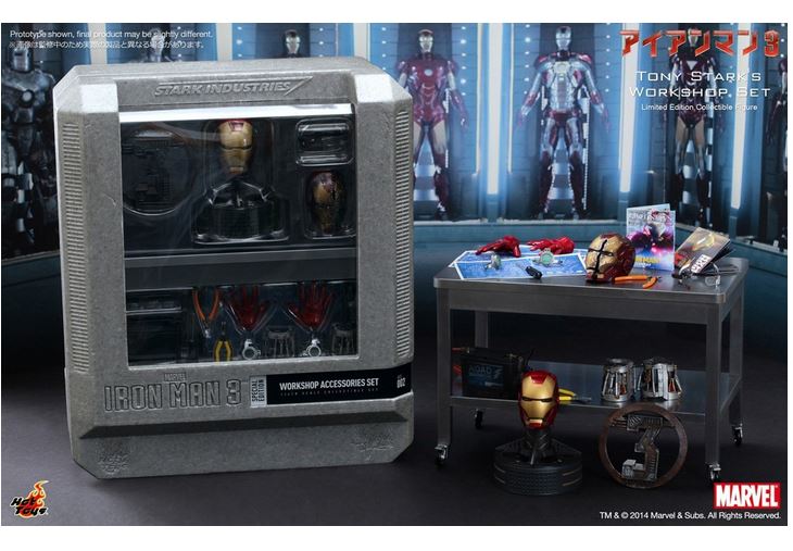 "Iron Man 3" ชุดอุปกรณ์และงานพัฒนา "Iron Man 3" ขนาด 1/6 (ซื้อร่วมกับชุดอื่น)