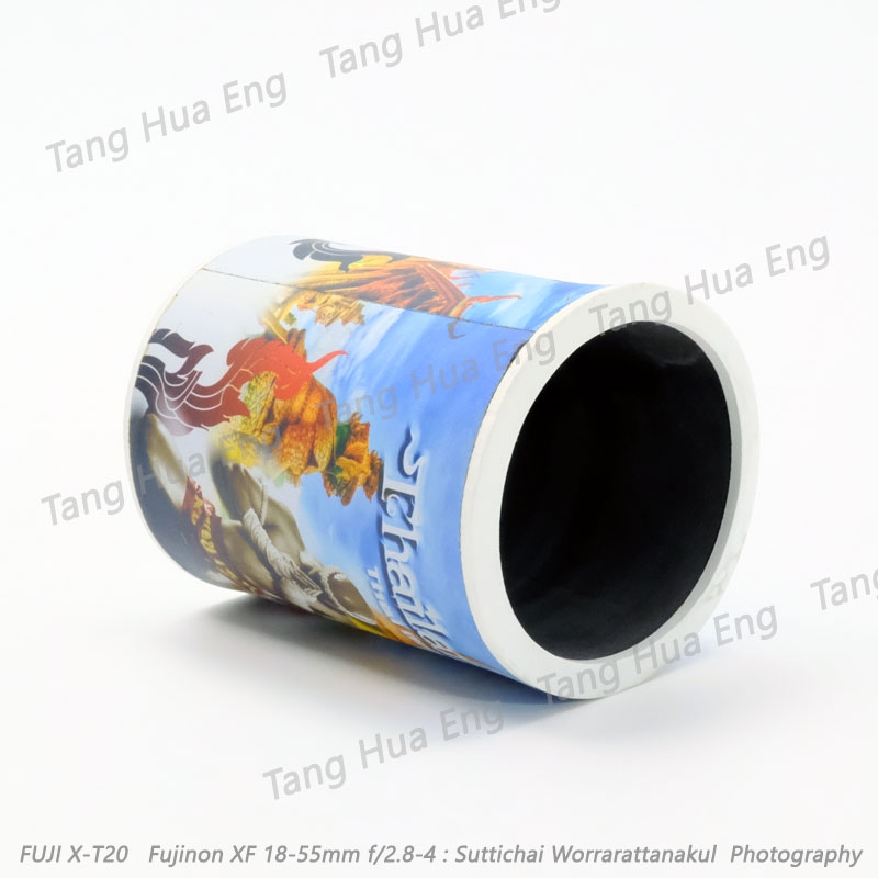 ( 12 ใบ ) กระบอกเบียร์สำหรับกระป๋อง รุ่น B พิเศษ ( พิมพ์ลาย ) ( Beer cooler )