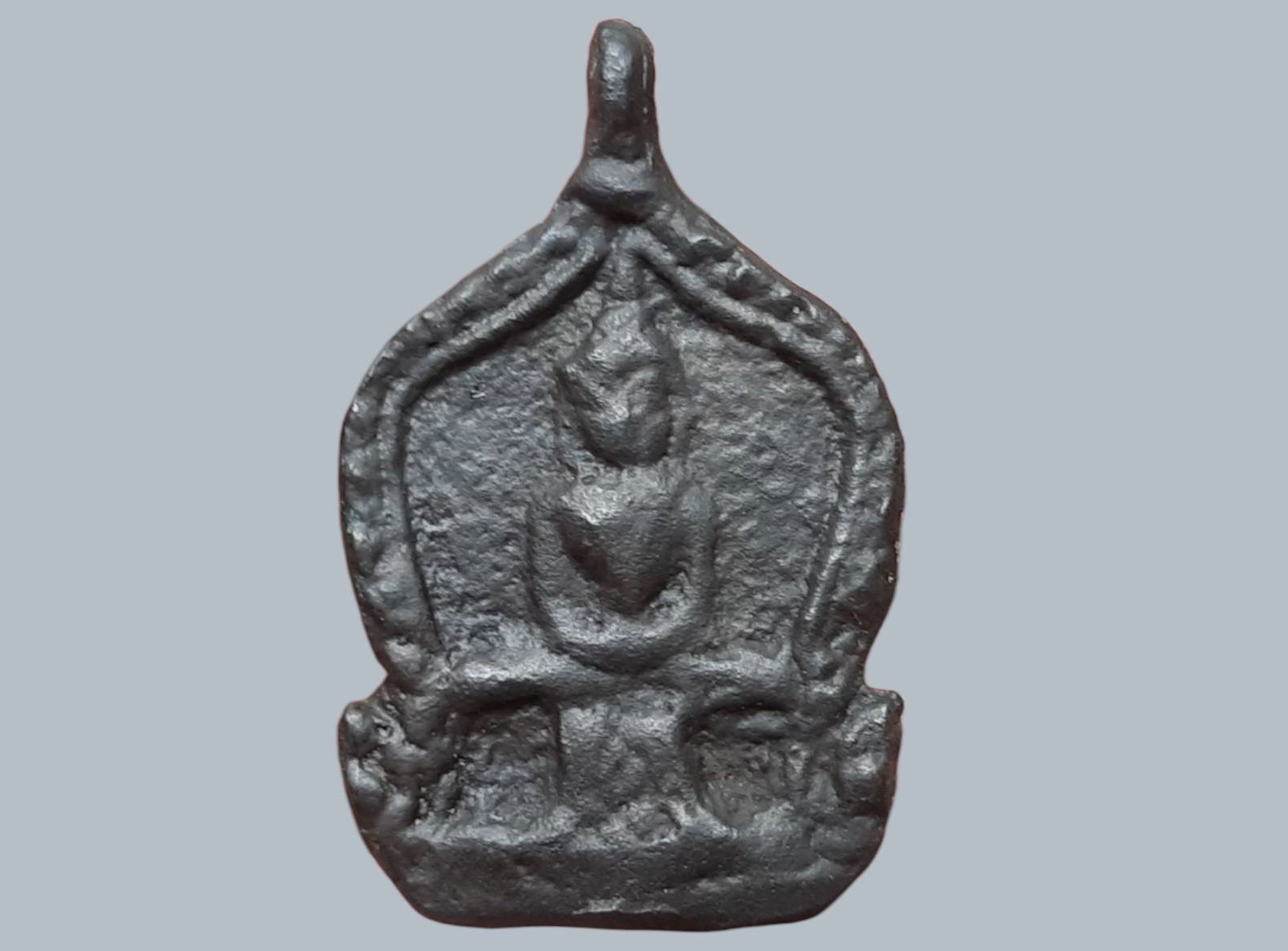 เหรียญหล่อ พระพุทธโสธร หลวงพ่อโต วัดบ้านกล้วย นครราชสีมา ปี 2490-2495 เนื้อสัมริด