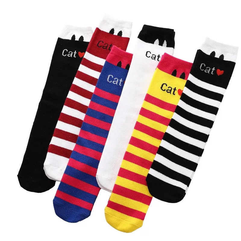 ถุงเท้ายาว ถุงเท้าเด็ก ลายหมี