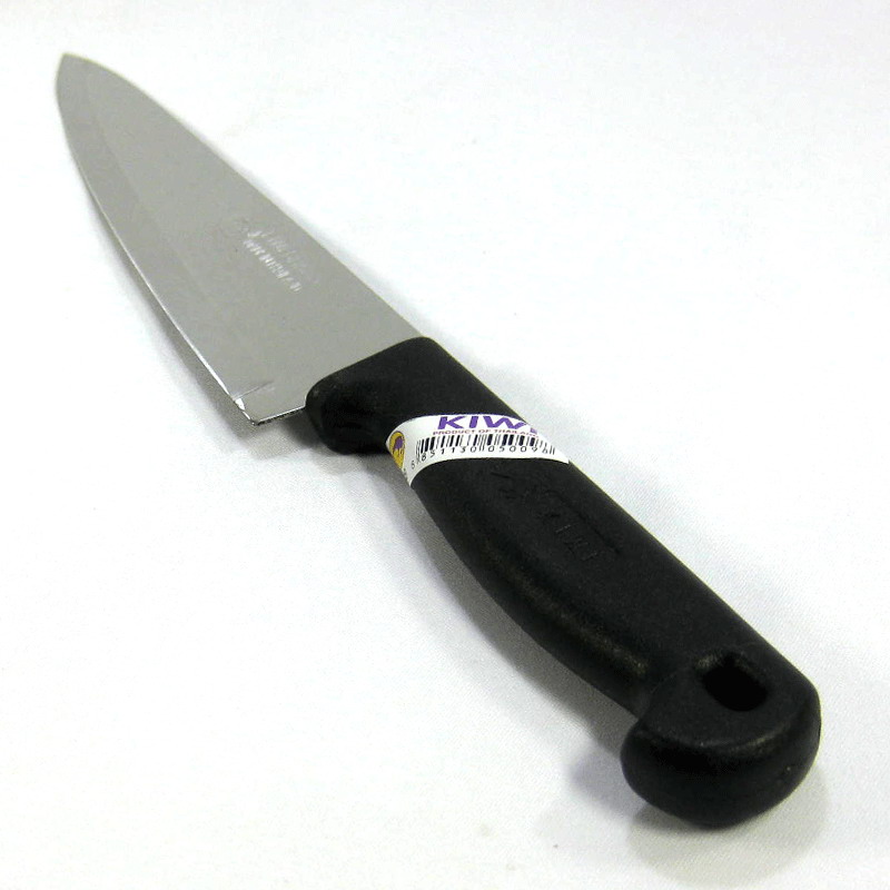 มีดแล่เนื้อ ด้ามพลาสติกสีดำปลายแหลม 8 นิ้ว 188 ( กีวี )