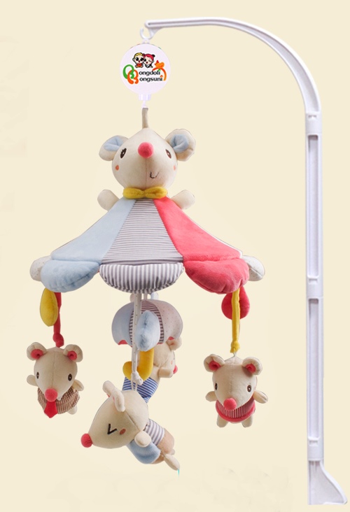 โมบายเด็ก แบบผ้า สไตล์เกาหลี มีเสียงดนตรี