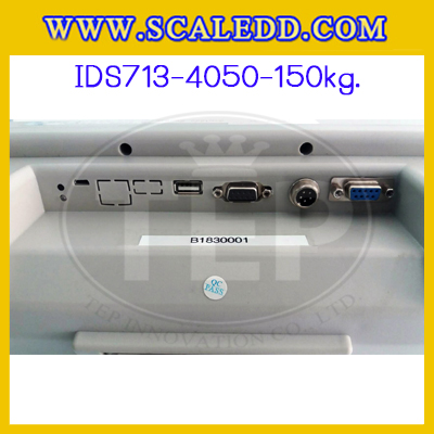 เครื่องชั่งดิจิตอล150kg รุ่น IDS713 พิกัด 150kg x 10g ตาชั่งดิจิตอล150kg เครื่องชั่งแบบปริ้นสติ๊กเกอร์ในตัว ขนาดแท่น 40x50 cm. ยี่ห้อ SDS รุ่น IDS713