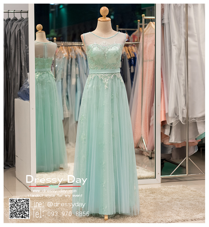 รหัส ชุดราตรียาว : PF067 - 2 ชุดสีฟ้า ยาว แขนกุด เหมาะใส่ไปงานแต่งงาน กลางวัน กลางคืน ใส่ถ่ายพรีเวดดิ้งแนวเจ้าหญิง ริมทะเล หรือในสวน แบบชมพู่ สวยมากๆ ค่ะ