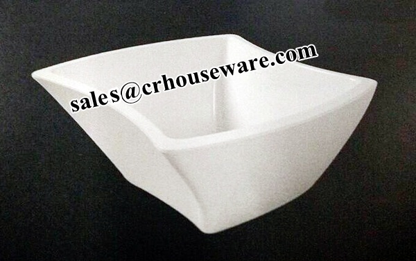 SERVING BOWL 5.25" ชามทรงสี่เหลี่ยม ทรงออแกนนิกส์ 017-B2110