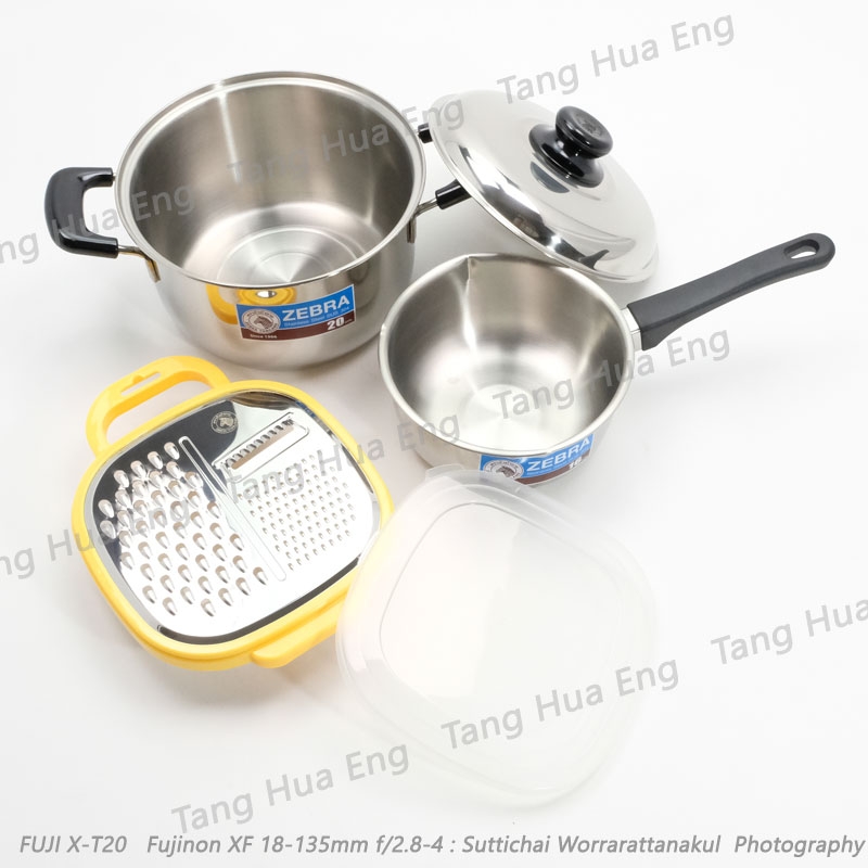 หม้อชุด 4 ชิ้น Wisdom WD4-249 ตราหัวม้าลาย