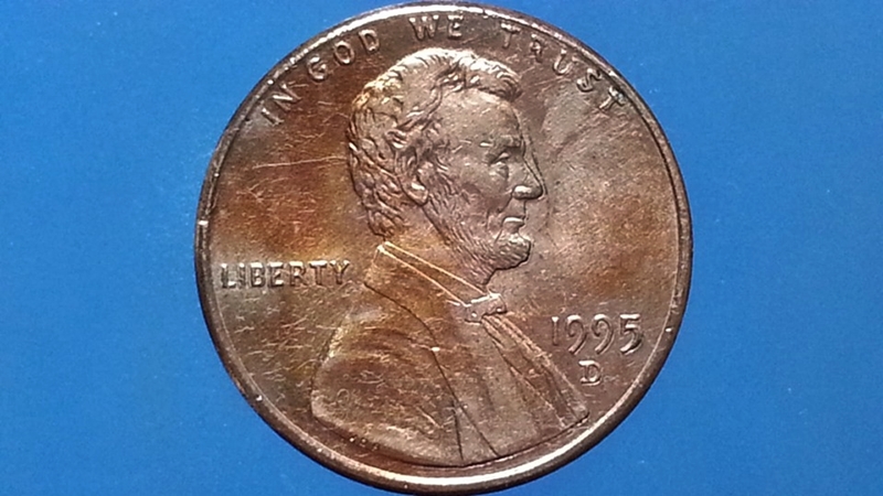 เหรียญ เงินตรา ประเทศ สหรัฐอเมริกา (Cent) 1995