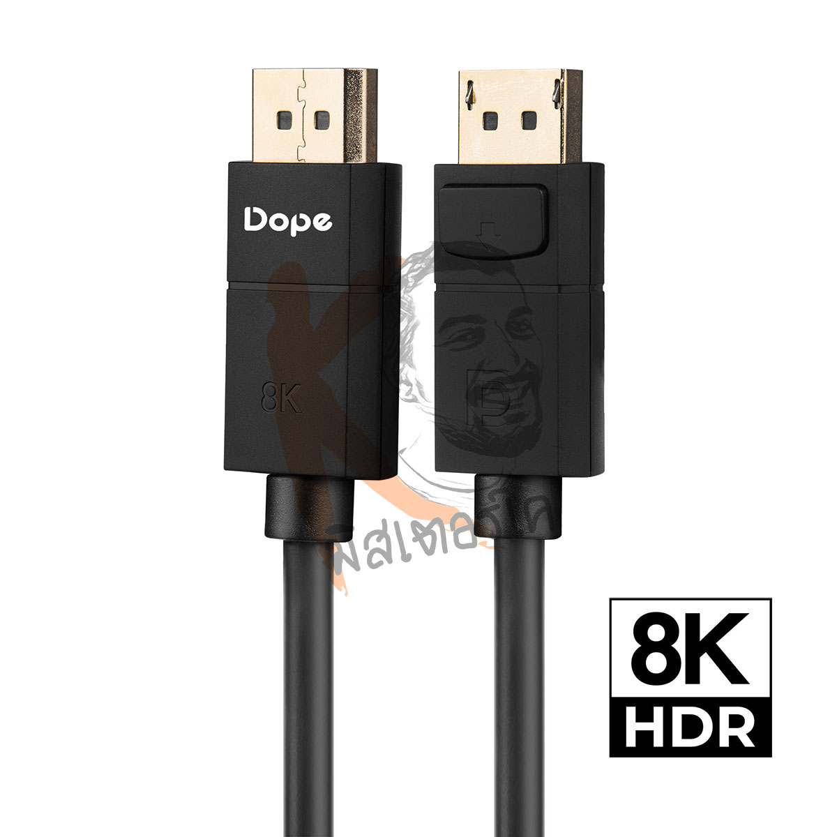 Dope DisplayPort Cable V1.4 รองรับ 8K 60Hz , 4K 144Hz , 2K 240Hz , 1080P 240Hz รุ่น DP-6447, DP-6448, DP-6449