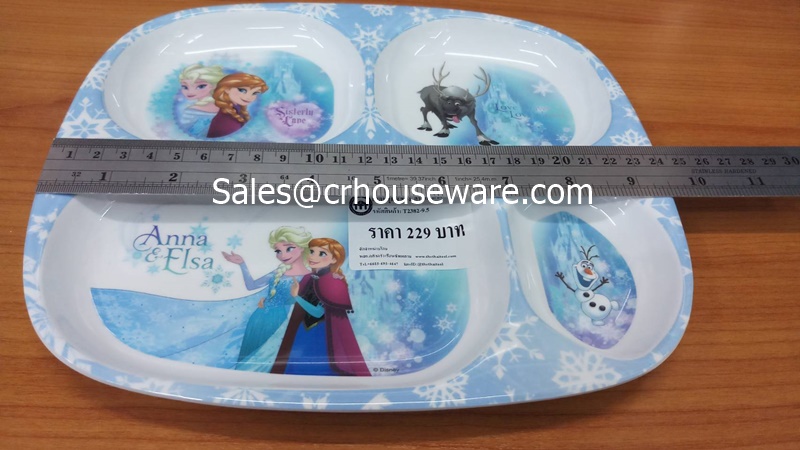 ถาดหลุม 4 ช่อง ลายโฟรเซนวินเทอร์ T2382-9.5