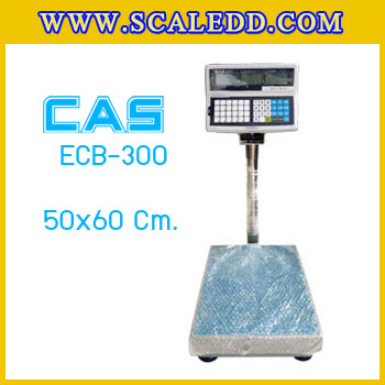 เครื่องชั่งนับชิ้นงาน300kg เครื่องชั่งน้ำหนัก300kg เครื่องชั่งนับจำนวน300kg ตาชั่งนับจำนวน300kg พิกัด300kg ความละเอียด 20g ยี่ห้อ CAS รุ่น ECB ขนาดแท่น 50*60cm.