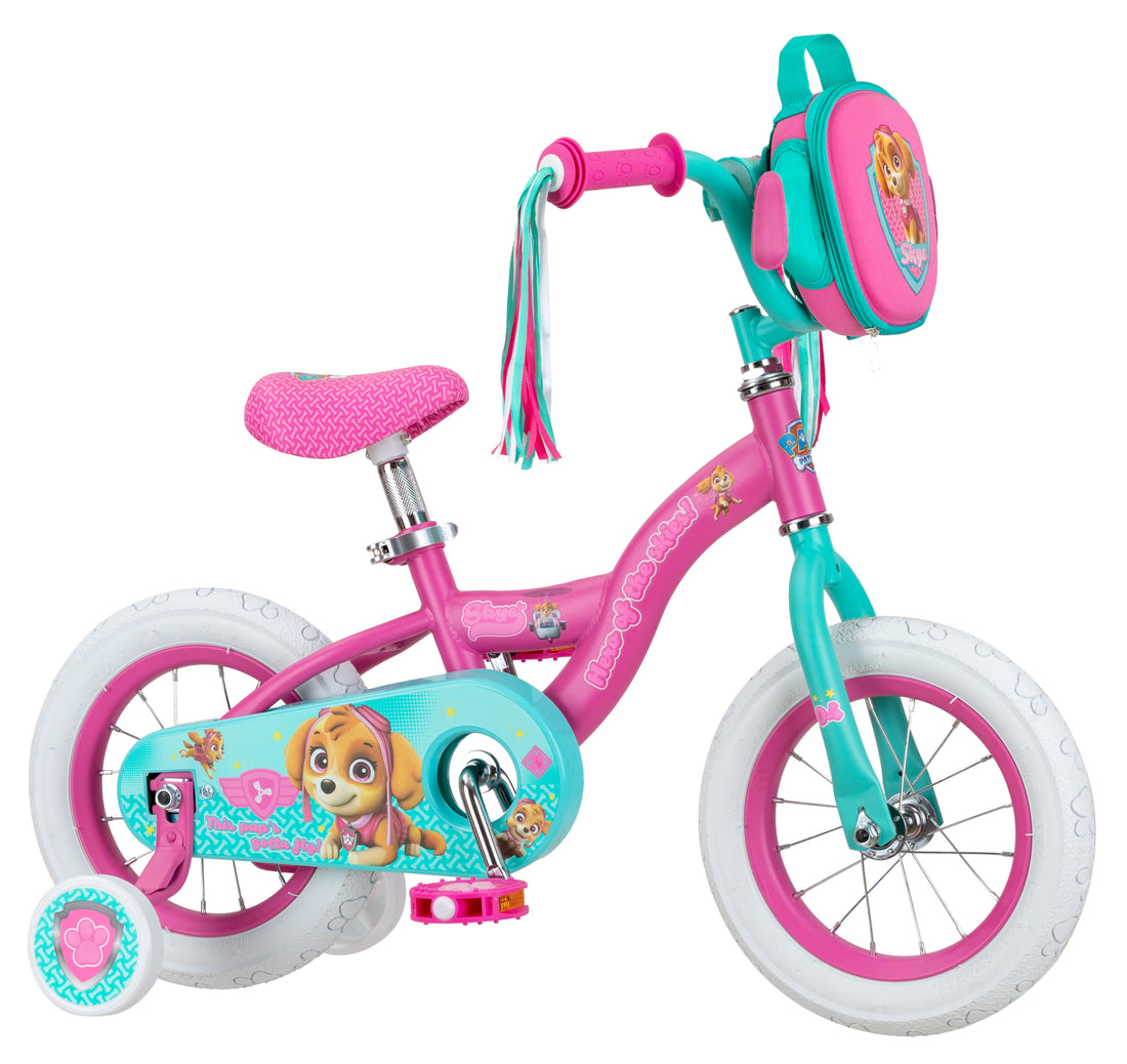 รถจักรยาน Nickelodeon 12in. Paw Patrol Skye Girls Kids Bike, Ages 2 to 4, Pink