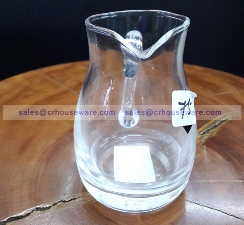 เหยือกน้ำใส ขนาด 150 ml. 005-IS-150 เหยือกน้ำเชื่อม,กาน้ำ,กาน้ำเชื่อม-ไซรัป,พิชเชอร์ไซรัป,เหยือกใส่น้ำเชื่อม